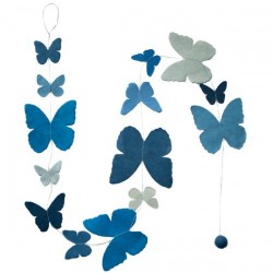 Guirlande 'Papillon' bleu