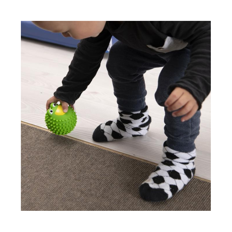 Balles sensorielles multitextur?�es par 2- blanc/noir