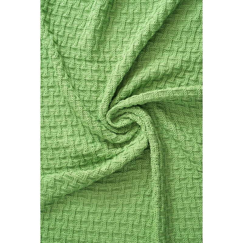 Couverture-Plaid tricoté en coton
