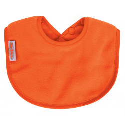 Bavoir en molleton orange 