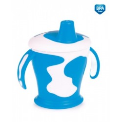 Tasse avec anses 'Little cow' bleu