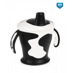 Tasse avec anses 9 mois + 'Little cow' noir 