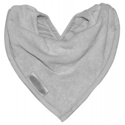 Bavoir de dentition Bandana "gris" 