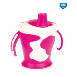 Tasse avec anses 9 mois + 'Little cow' rose 