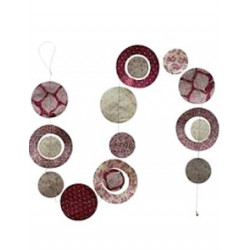 Guirlande  'Kumiko" Rhizome Bordeaux 