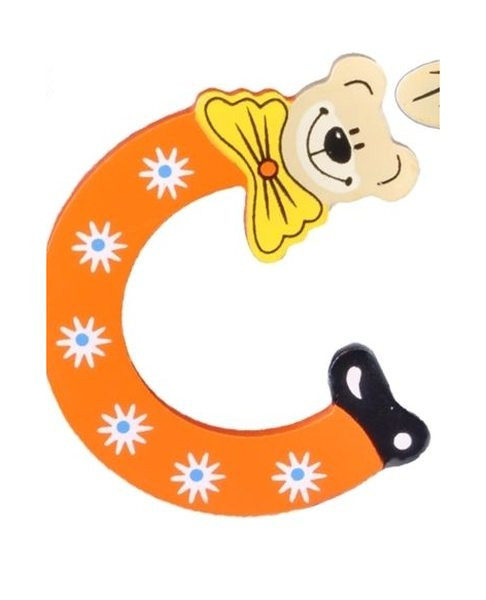 Lettre Ourson C en bois