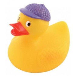 Canards de bain avec casquette violette Par 2 