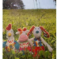 Anémone La Vache d'activités + 4 accessoires 