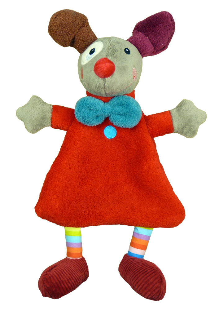 Doudou plat rouge, Gustave...