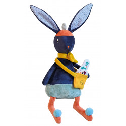 Doudou d'éveil multi activités  Gabin Le Lapin 