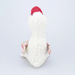 Canard peluche en laine vierge et coton bio 