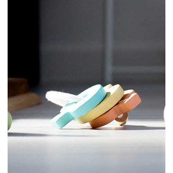 Hochet à 3 clés pastel 