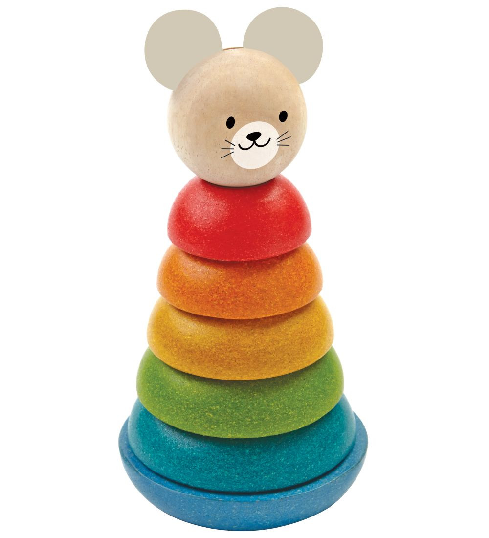 Jouet Souris empilable en bois
