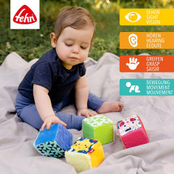 Cubes d'éveil Color Friends par 4 