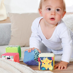 Cubes d'éveil Color Friends par 4 