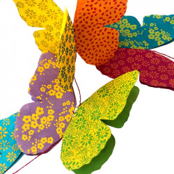 Guirlande "Papillons Doubles" 3 D 