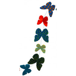 Guirlande 'Papillons' Zanzibar 