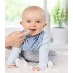 Brosses à dents doigtier en silicone- 2 pièces 