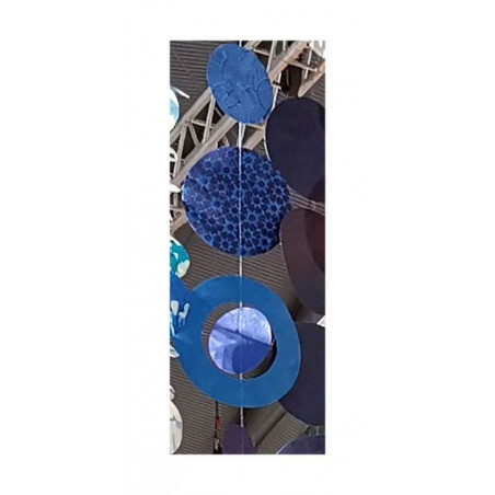 Guirlande  'Kumiko" assortiments bleu