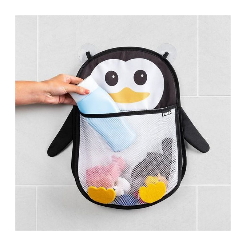 Filet de rangement jouets de bain, Pingouin