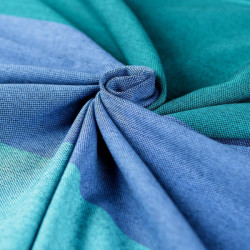 Echarpe de portage Bleue avec anneaux Ring Sling 