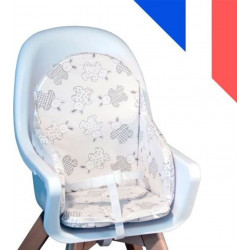 Coussin de chaise haute avec sangles 