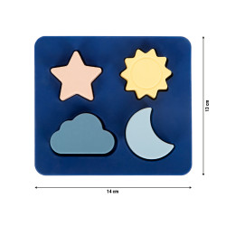 Puzzle en silicones 4 pièces-Astres 