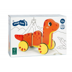 Jouet en bois à tirer Dinosaure 