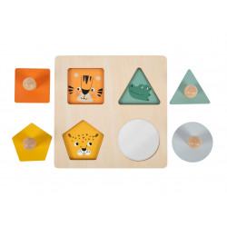 Puzzle formes à poser en bois 