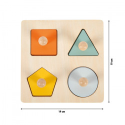 Puzzle formes à poser en bois 