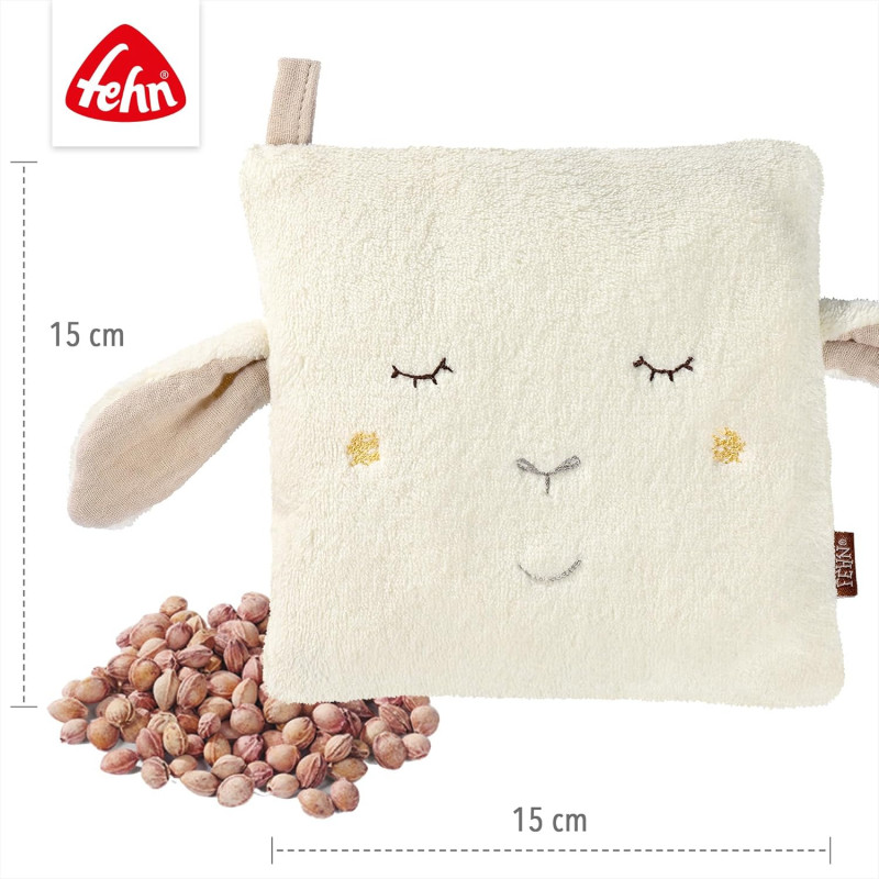 Coussin avec noyaux de cerise &quot;Mouton&quot;