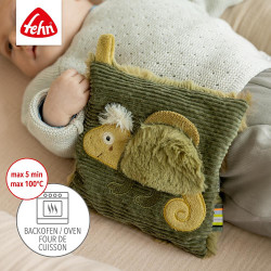 Coussin avec noyaux de cerise "Caméléon" 