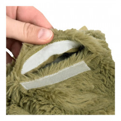 Coussin avec noyaux de cerise "Caméléon" 