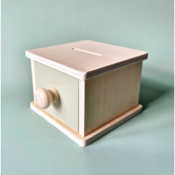 Boite d'encastrement avec tiroir et jetons 