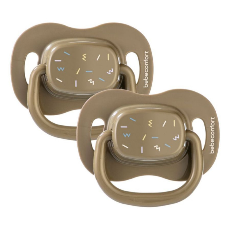 2 Sucettes en silicone-réversibles