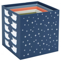 10 cubes gigognes à empiler "Arctique" 