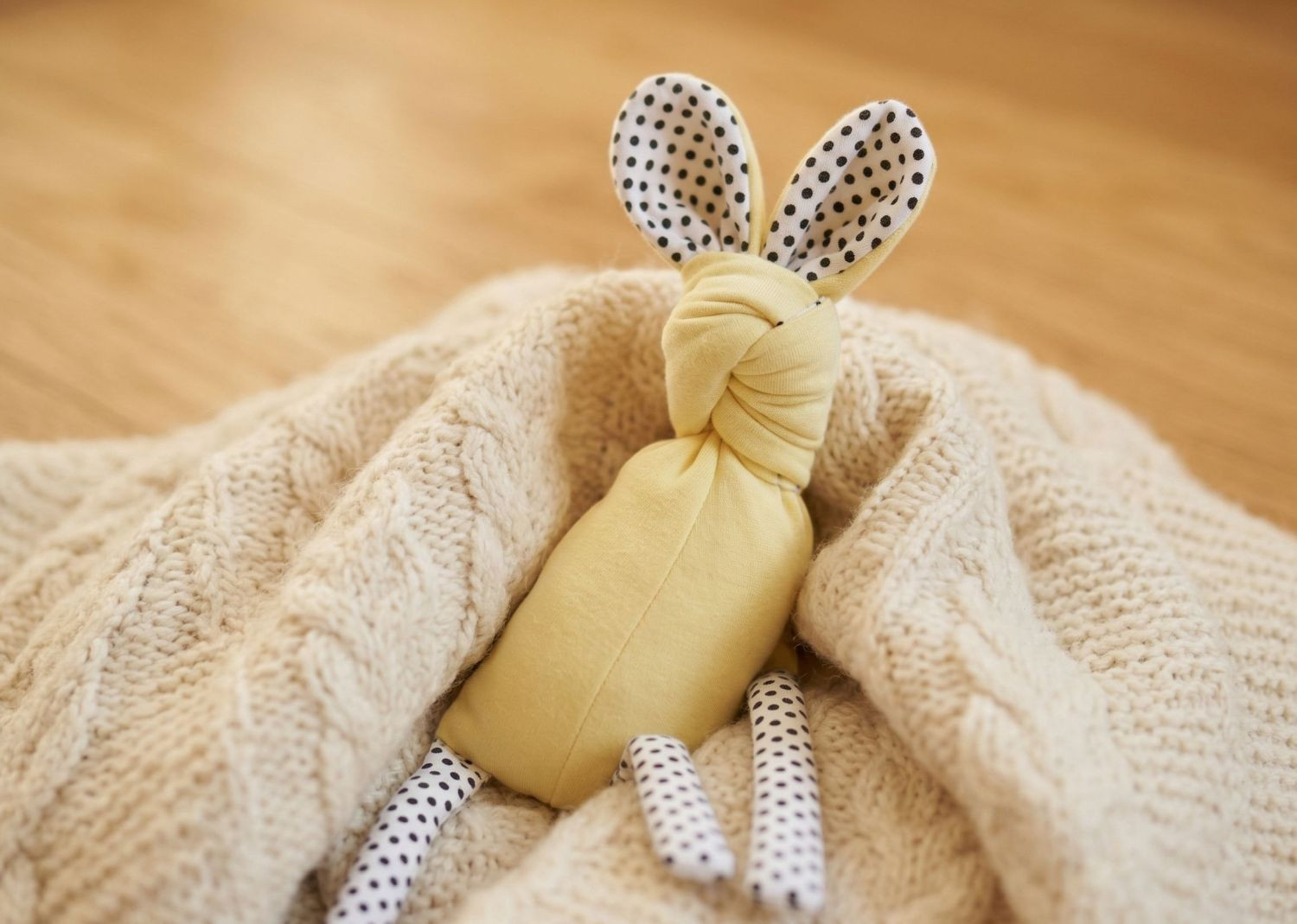 Doudou Bunny Jaune