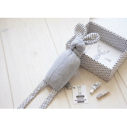 Doudou Bunny Gris 