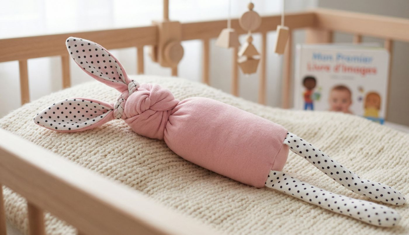 Doudou Bunny Rose