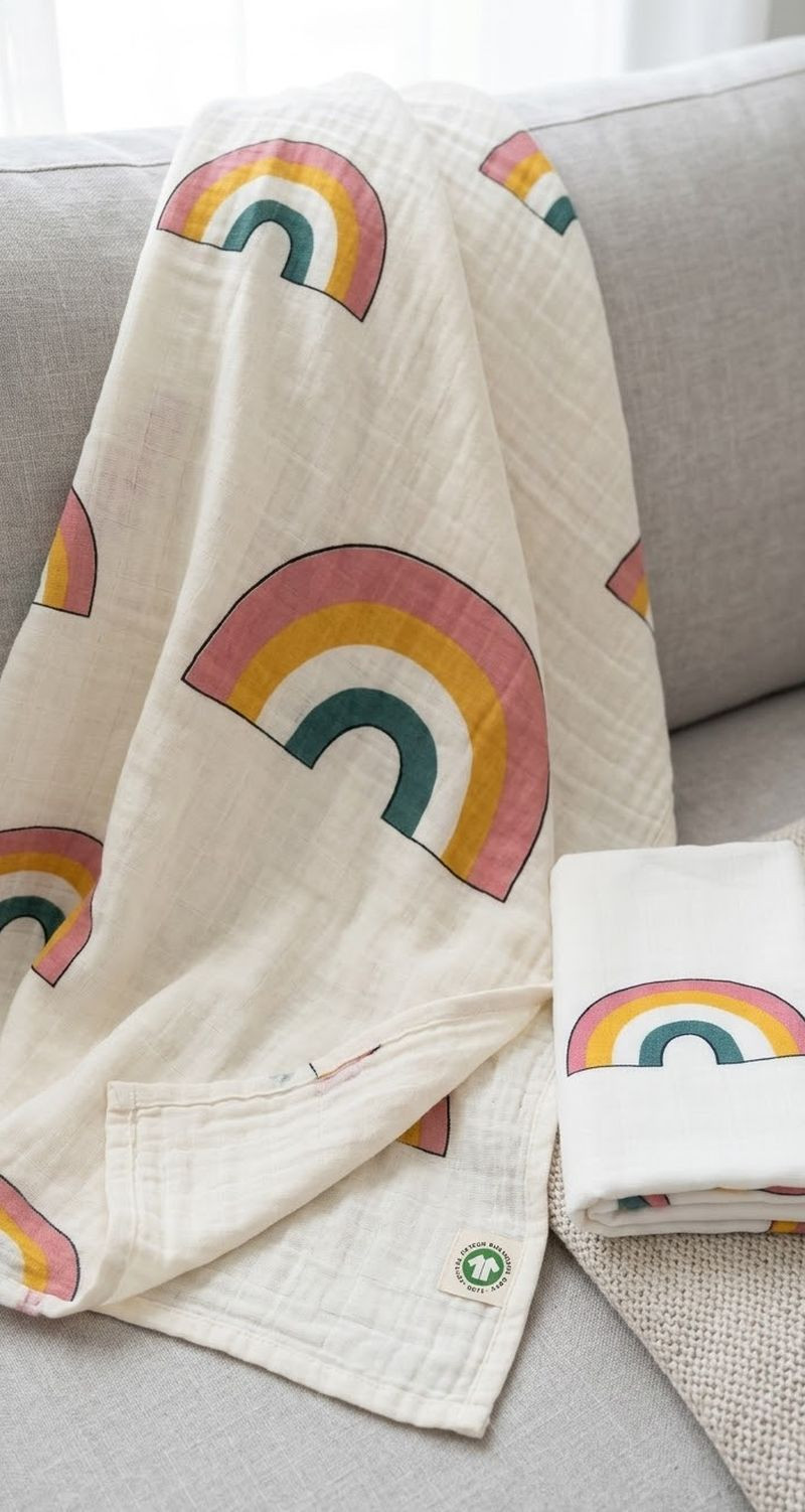 Maxi lange-mousseline de coton