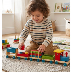 Train en bois "Emile"