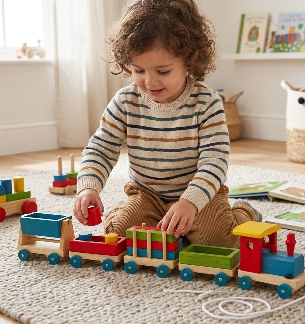 Train en bois "Emile"