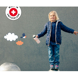 Gourde rose "Ours, Lapin" 400 ml 