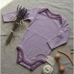 Body uni mauve  12 mois 