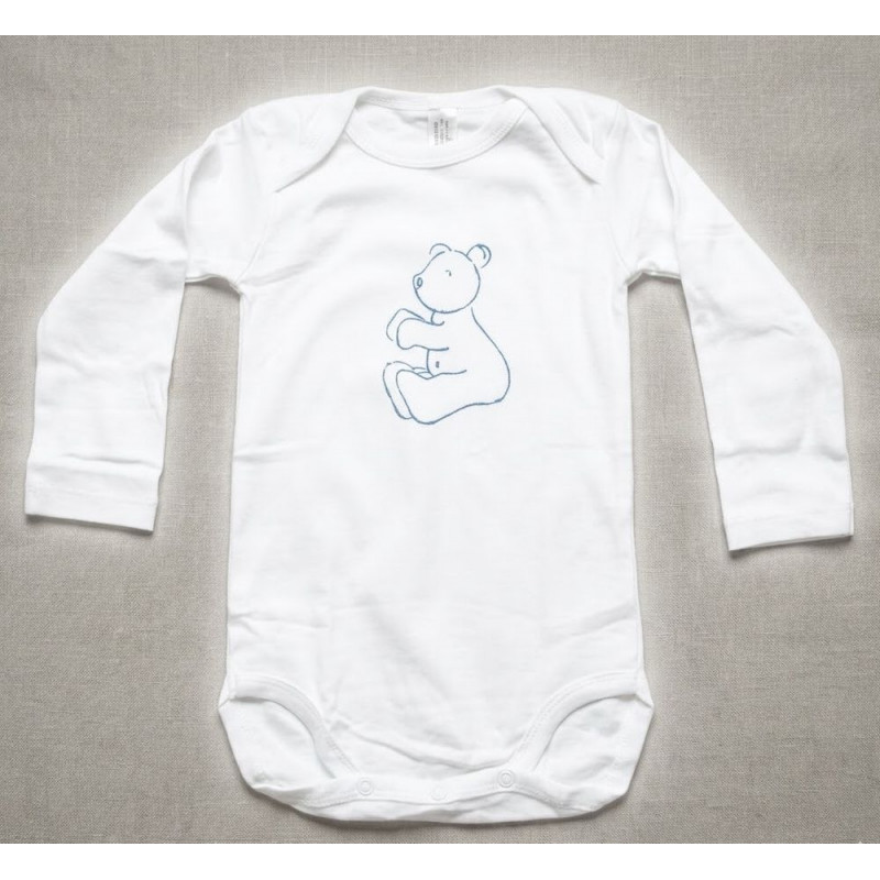 Body blanc à motif 24 mois