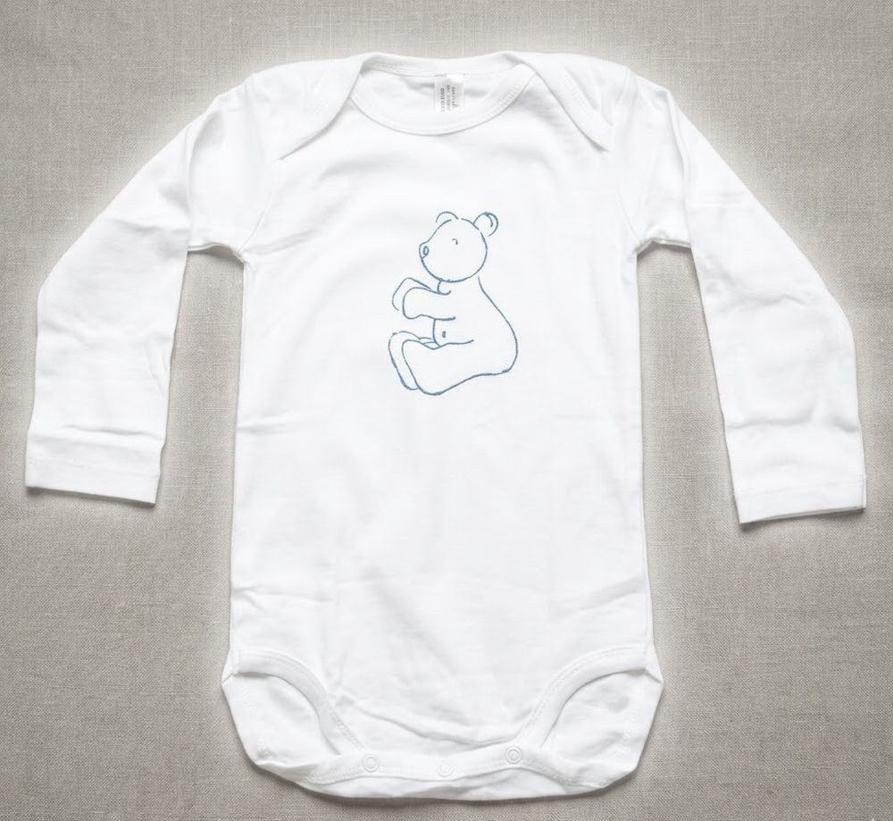 Body blanc à motif 24 mois