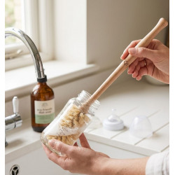 Goupillon naturel pour biberons 
