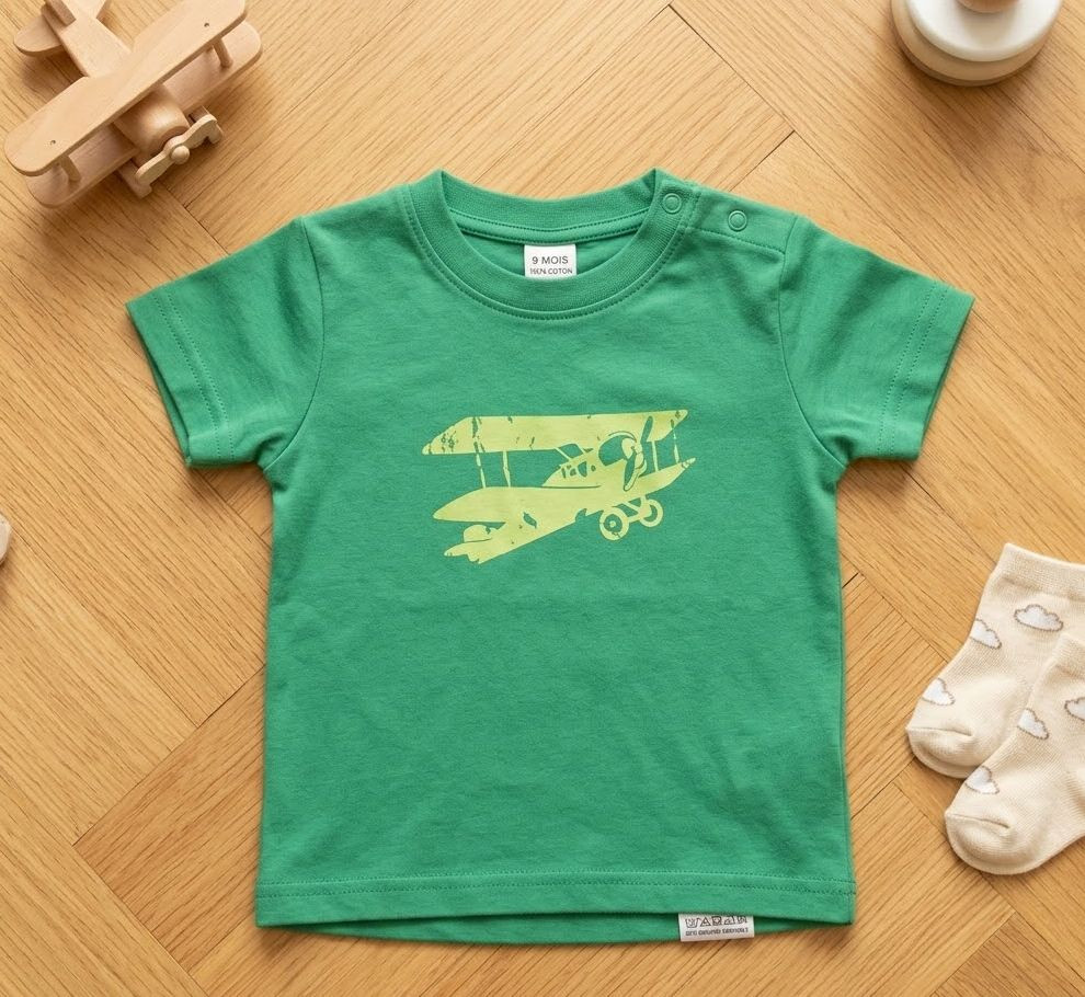 Tee-shirt vert 'In Extenso'...
