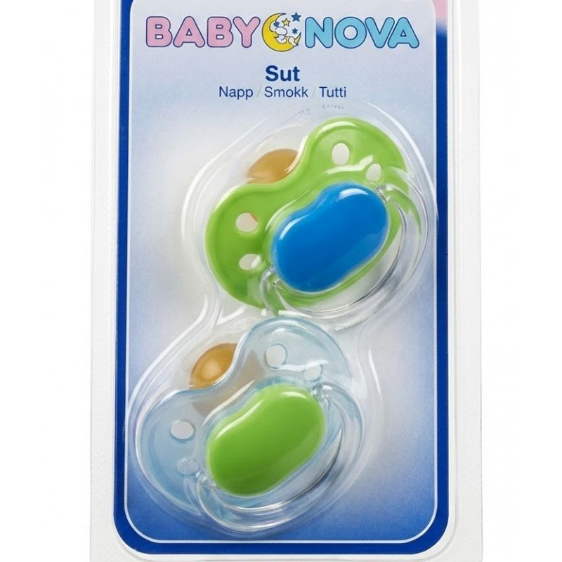 2 sucettes 0 à 3 mois  'Baby Nova'
