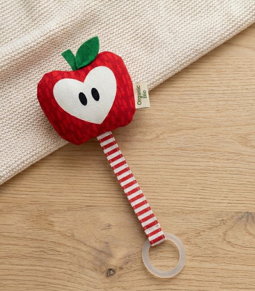 Attache sucette 'Pomme Rouge'